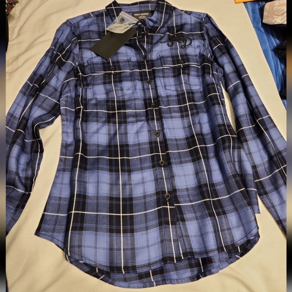 Harley Davidson button up S - Picture 1 of 4